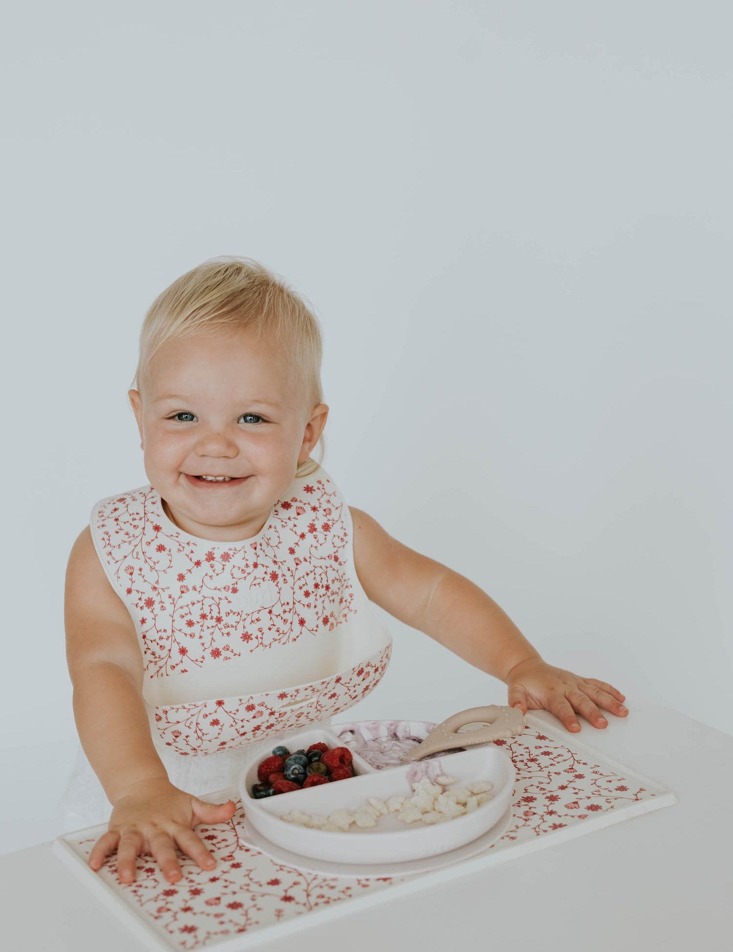 summer infant placemat Printed Silicone Placemat Blossom